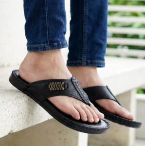 Premium Formal Sandals Black color ( Code :-B/1450)